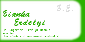bianka erdelyi business card
