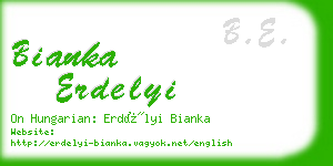 bianka erdelyi business card